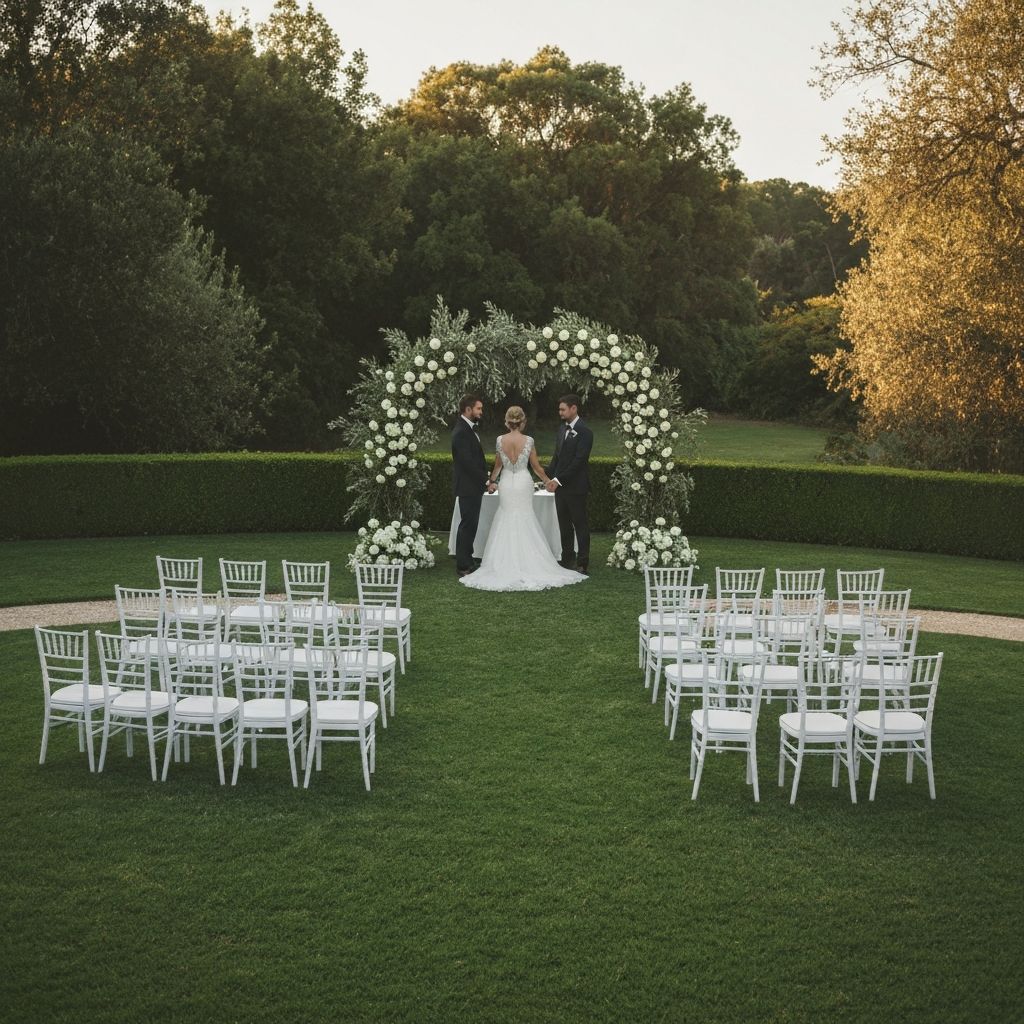 Casamento ao ar livre na Quinta Encanto Dourado